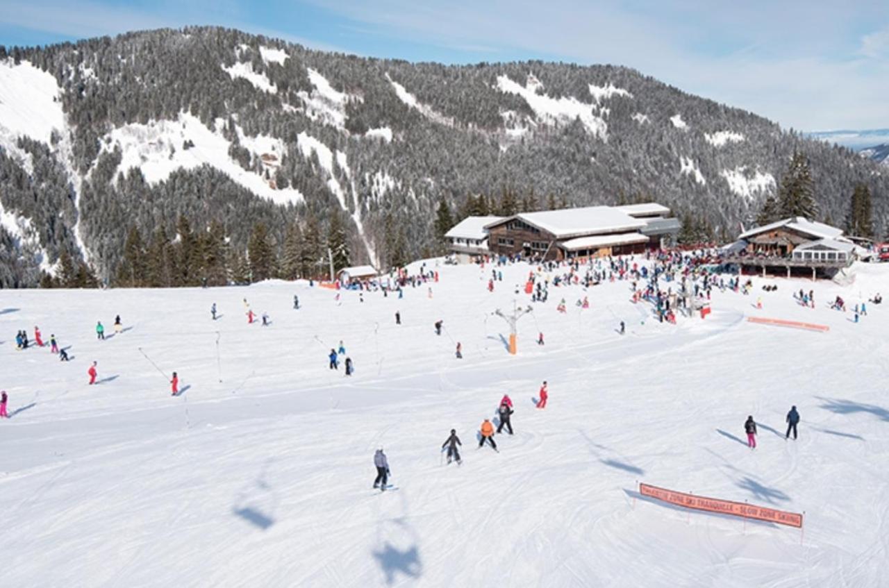 Joli Studio 4 Pers 30M Des Pistes Balcon Plein Sud Au Pieds Des Pistes B27- Draps Non Compris Saint-Jean-dʼAulps Esterno foto