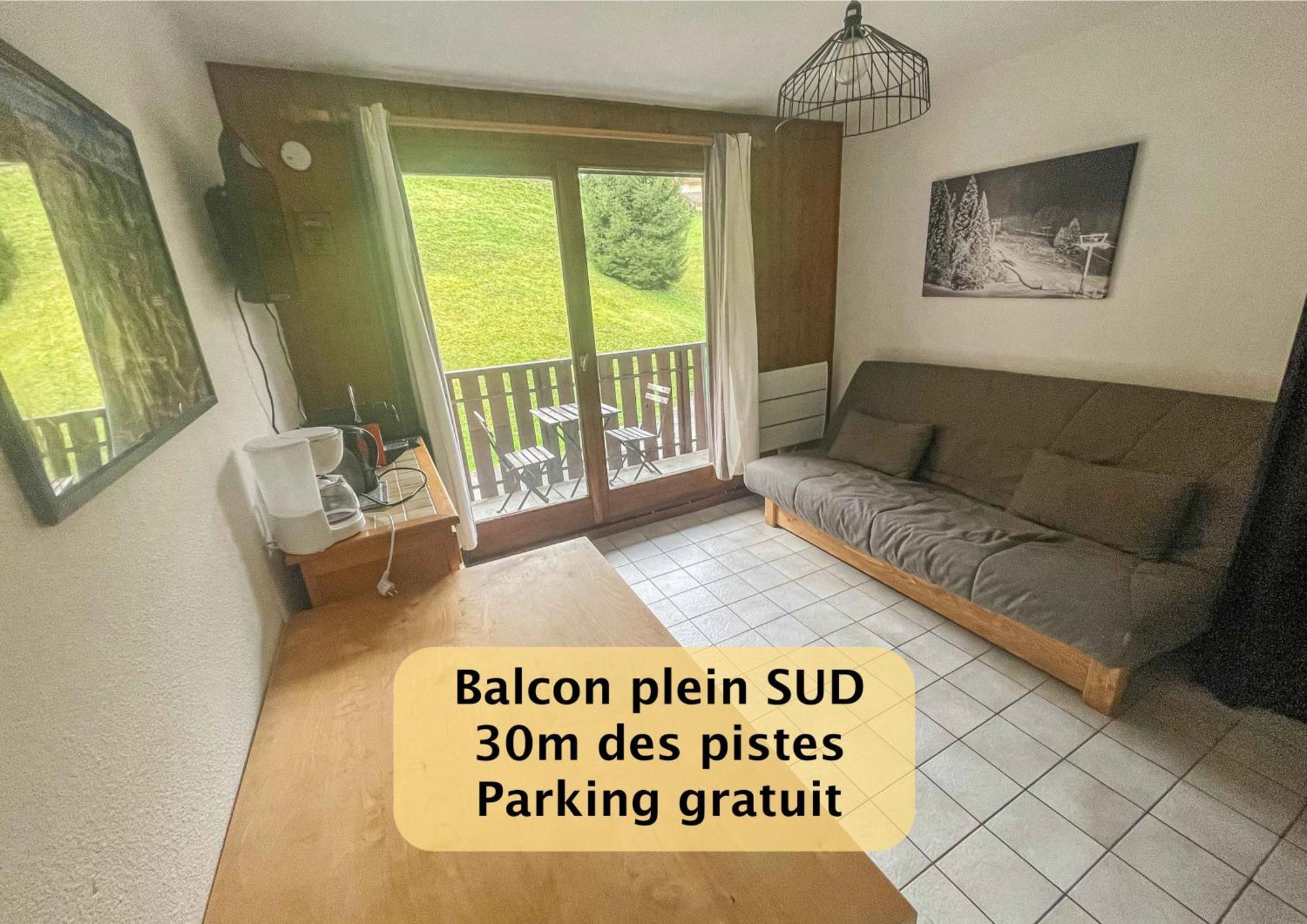 Joli Studio 4 Pers 30M Des Pistes Balcon Plein Sud Au Pieds Des Pistes B27- Draps Non Compris Saint-Jean-dʼAulps Esterno foto